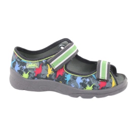 Chaussures enfant Befado 969X140 gris multicolore vert Chaussures enfant Befado 969X140 gris multicolore vert