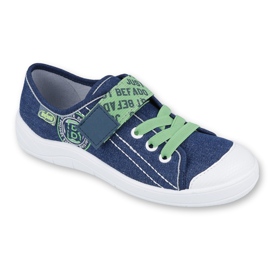 Chaussures pour enfants Befado 251Y128 bleu marin vert