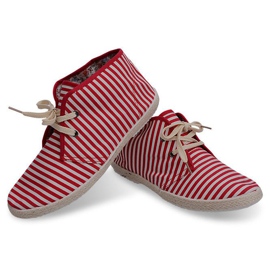Bottes Semelle De Paille Baskets 2607 Rouge
