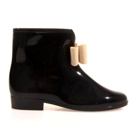 Bottines Wellington à nœud Y014 Noir le noir
