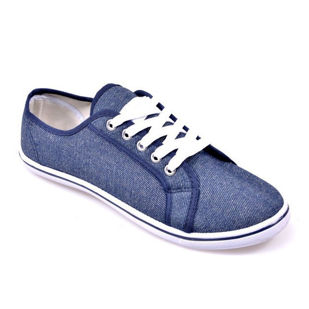 Baskets en denim bleu G1