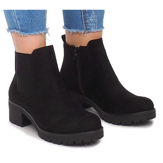 Bottes en daim B05 Noir le noir
