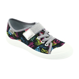 Chaussures enfant Befado 251X137 bleu marine gris multicolore