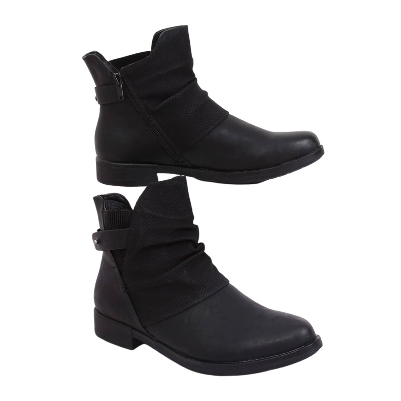 Bottes femme noires 201728-19 Noir le noir