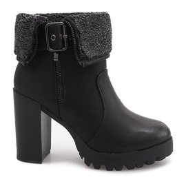 Bottines isolées A89619 Noir