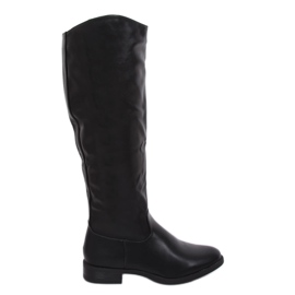 Bottes noires pour femmes A-6 Noir vert