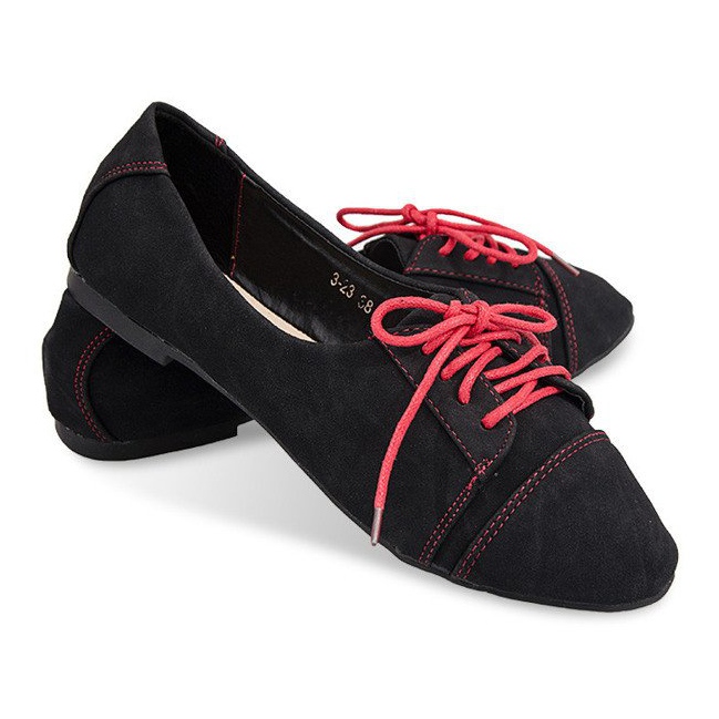 Baskets Jazz 3-23 Noir le noir rose