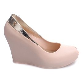 Compensée Ouverte Meliski S22 Beige