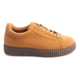 Bottes Creepers sur la plate-forme T5020 Camel brun