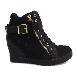 Baskets Compensées 6227-Y Noir le noir