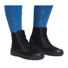 Bottes Trapery Timberki 7-84967 Noir