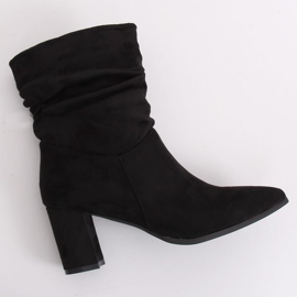 Noir 5582 Bottes de descente noires