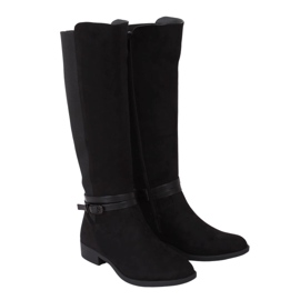 Bottes noires pour femmes NC709 Noir le noir