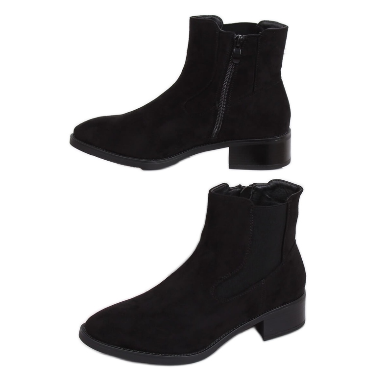 Bottines Jodhpur Noires 1552 Noir le noir