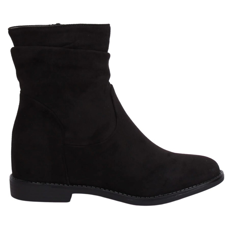 Bottes noires sur un talon compensé caché 2C8AX7680-1 Noir le noir