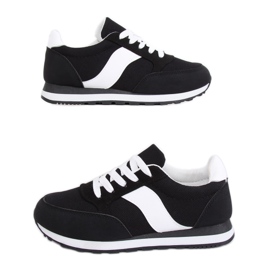 Noir BL189P Chaussures de sport noires blanc