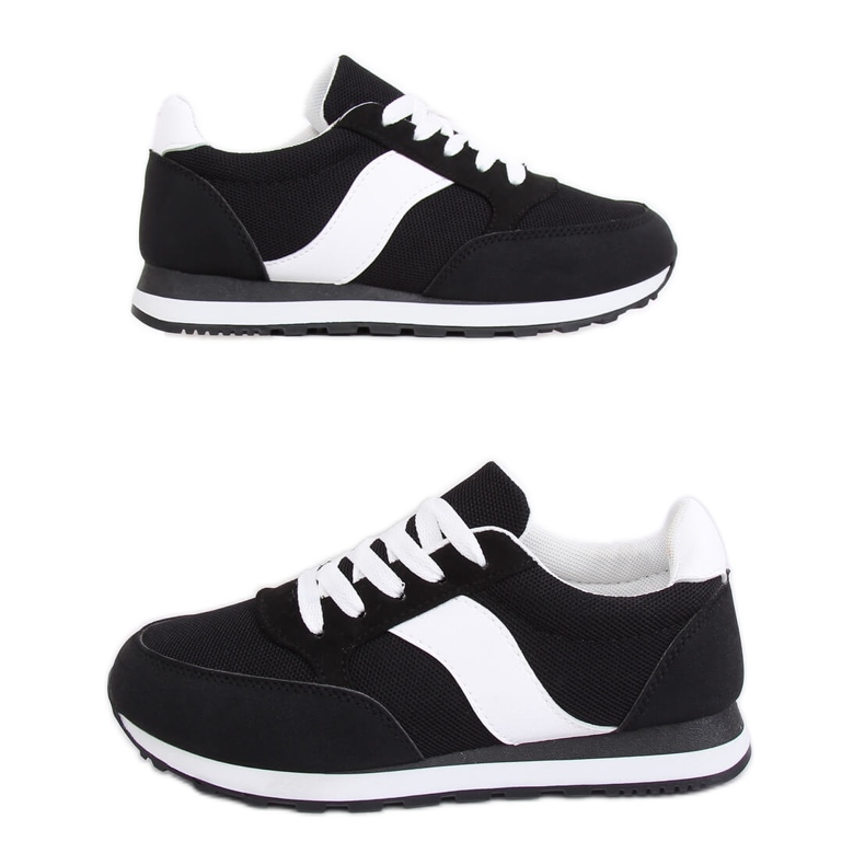 Noir BL189P Chaussures de sport noires blanche le noir