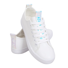 Baskets femme blanches LA70P Blanc