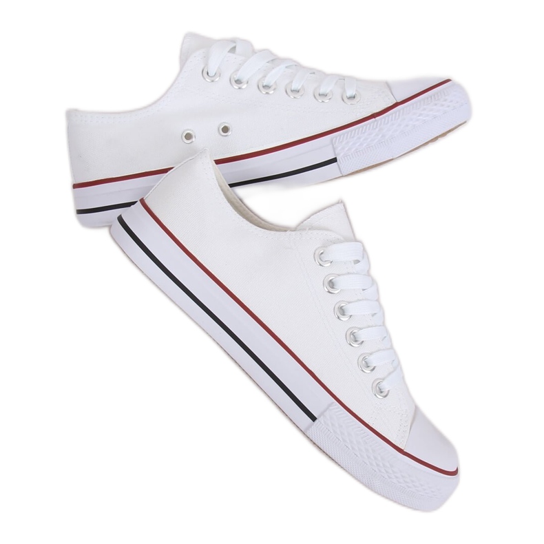 Baskets classiques blanches pour femmes 7050Y Blanc