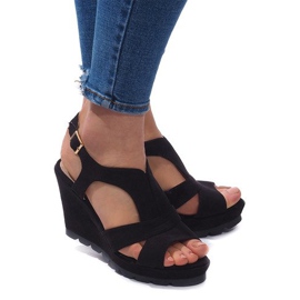 Sandales Compensées K63 Noir le noir