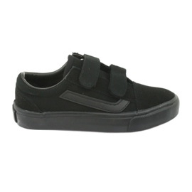 Baskets velcro AlaVans Atletico 18081 noir le noir