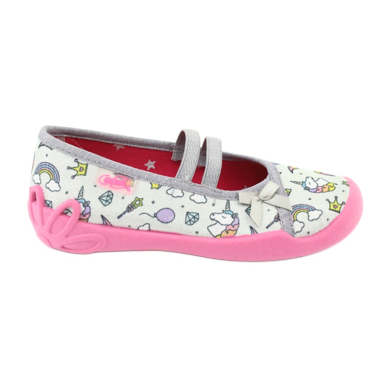 Chaussures enfant Befado 116X266 rose gris Chaussures enfant Befado 116X266 rose gris