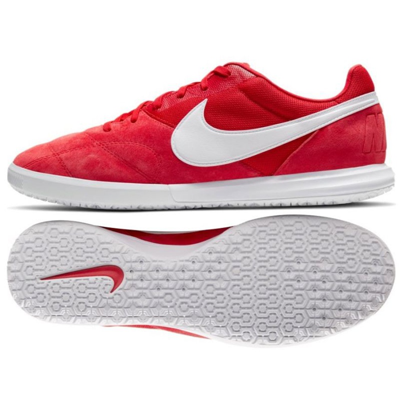 Chaussures d'intérieur Nike Premier Sala Ic M AV3153-611 rouge oranges et rouges