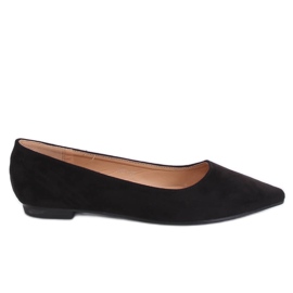 Ballerines pointues noires A822 Noir le noir