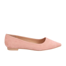 Ballerines pointues roses A822 Rose