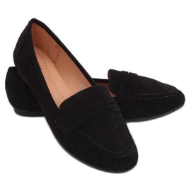 Mocassins femme noirs B2030 Noir
