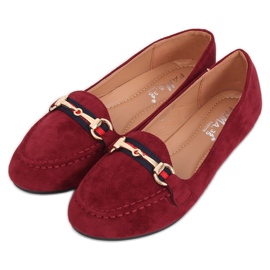 Mocassins femme bordeaux B2027 Wine rouge Mocassins femme bordeaux B2027 Wine rouge