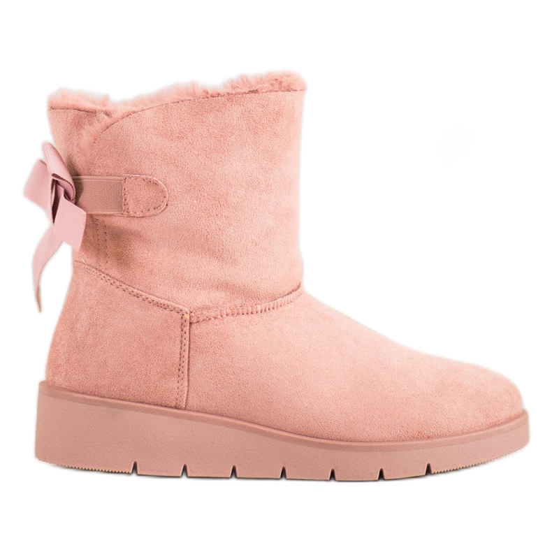 SHELOVET Mukluki rose sur la plate-forme