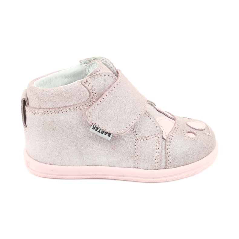 Bottines Velcro Koala Bartek 71150 rose gris