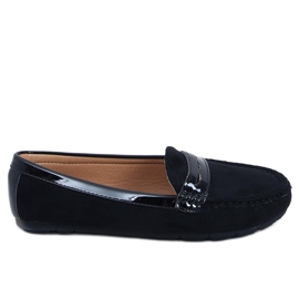Mocassins femme noirs FM2958-3 Noir