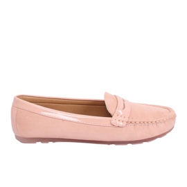 Rose Mocassins Femme FM2958-3 Rose
