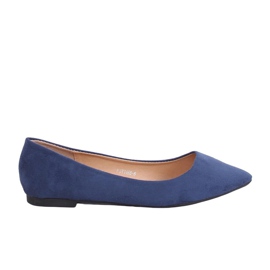 Ballerines bleu marine P3T1168-6 Bleu