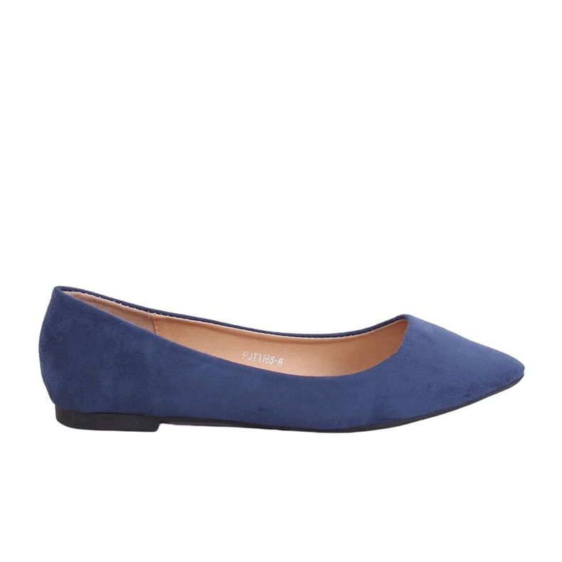 Ballerines bleu marine P3T1168-6 Bleu