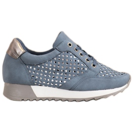 Kylie Chaussures ajourées sur la plateforme bleu Kylie Chaussures ajourées sur la plateforme bleu