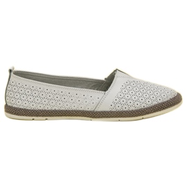 Goodin Ballerines ajourées blanc