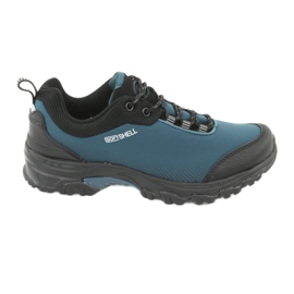 American Club WT06 chaussures softshell bleues le noir