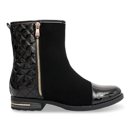 Bottines matelassées R-11 Noir le noir