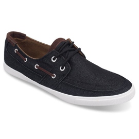 Mocassins à lacets noirs 806