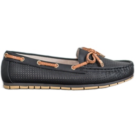 Kylie Mocassins confortables noir