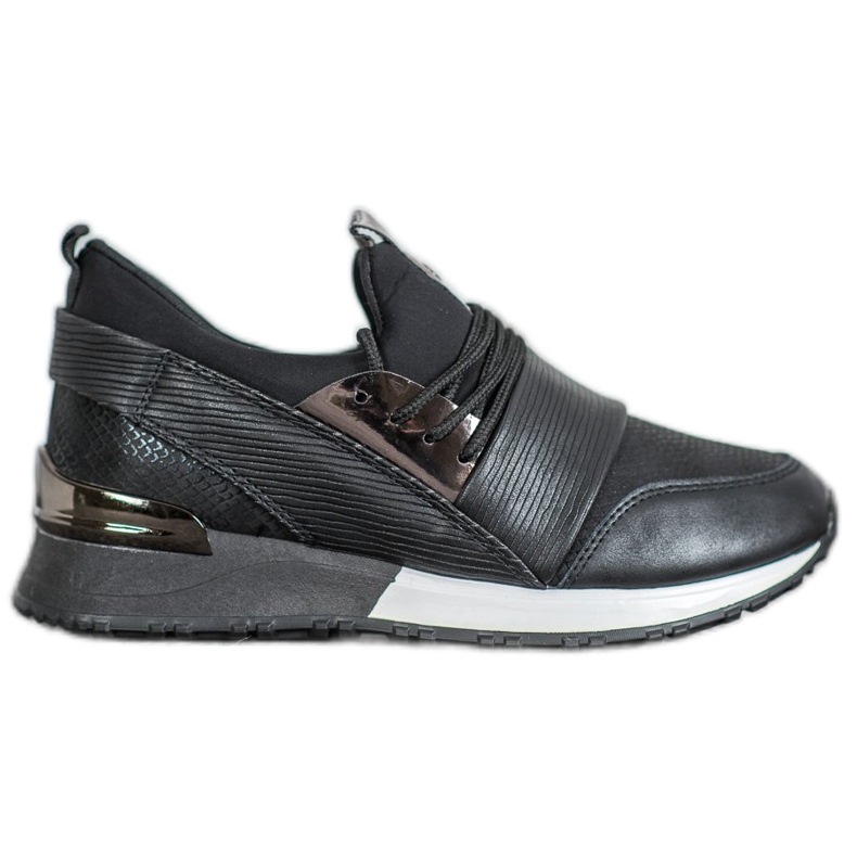 Muto Chaussures de sport sur la plate-forme le noir