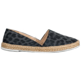Kylie Espadrilles à pois le noir