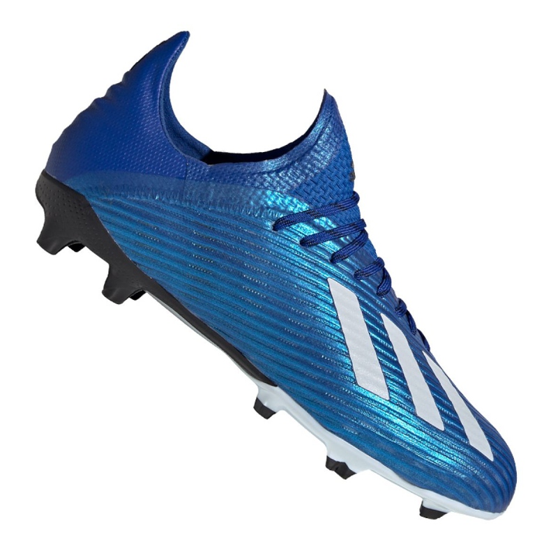 Chaussures Adidas X 19.1 Fg Jr EG7164 bleu bleu Chaussures Adidas X 19.1 Fg Jr EG7164 bleu bleu