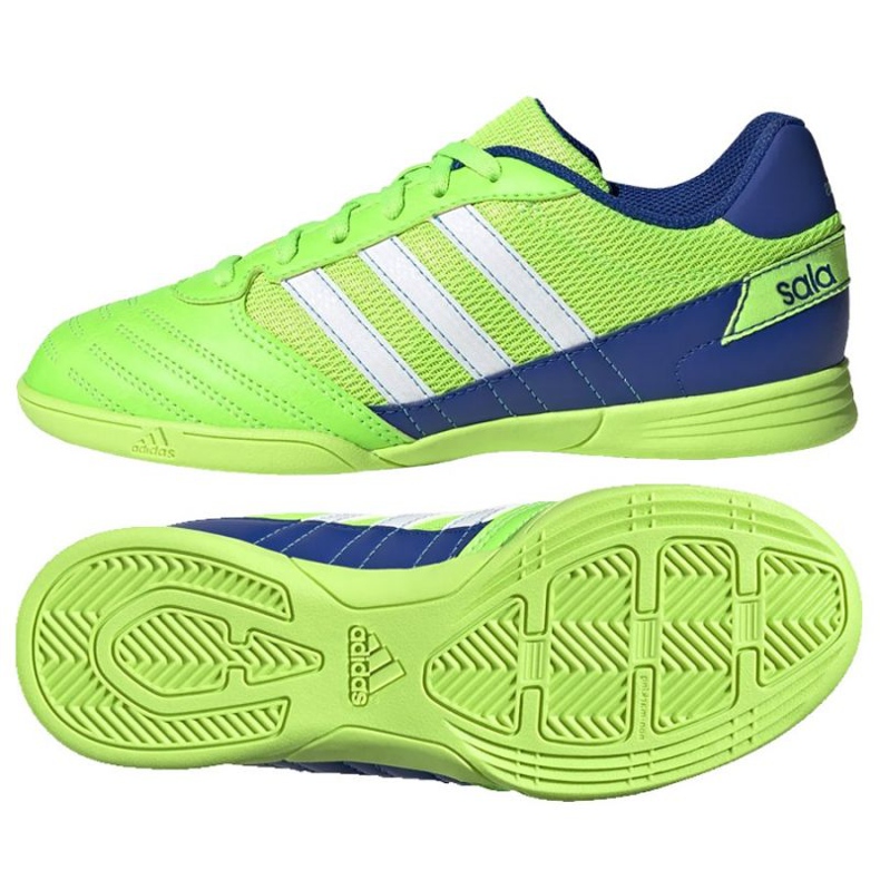 Chaussures d'intérieur adidas Super Sala Jr FV2640 vert vert Chaussures d'intérieur adidas Super Sala Jr FV2640 vert vert