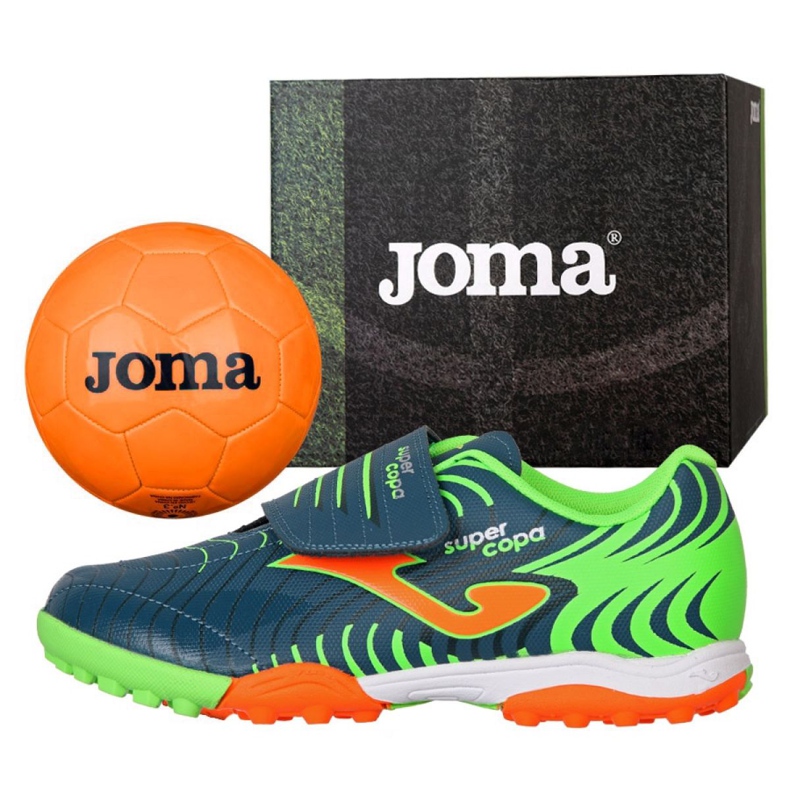 Chaussures de football Joma Super Copa Jr 2017 Tf Jr SCJS.2017.TF bleu bleu