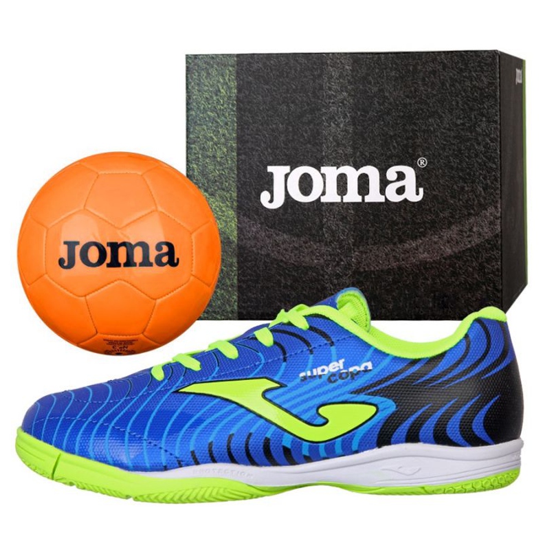 Chaussures d'intérieur Joma Super Copa Jr 2004 In Jr SCJS.2004.IN bleu bleu