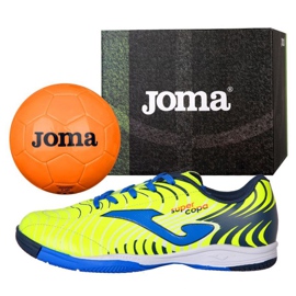 Chaussures d'intérieur Joma Super Copa Jr 2011 In Jr SCJS.2011.IN jaune jaunes